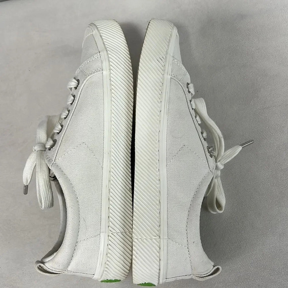 Cariuma | OCA low-top white canvas lace up sneakers women’s size 6.5 men size 5 - Picture 10 of 10